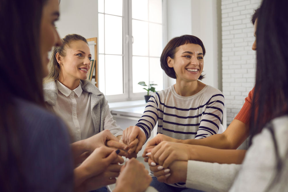 women in recovery group